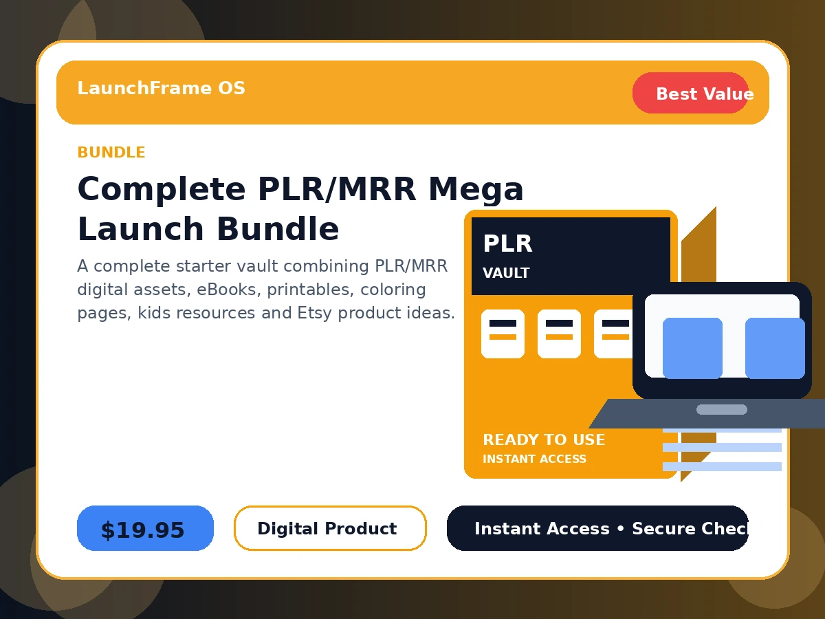 Complete PLR/MRR Mega Launch Bundle